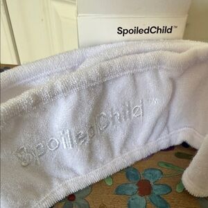 Spoiled Child white Spa Headband